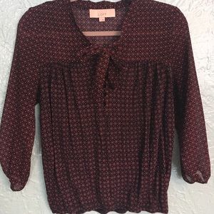 Ann Taylor Loft Blouse S Small